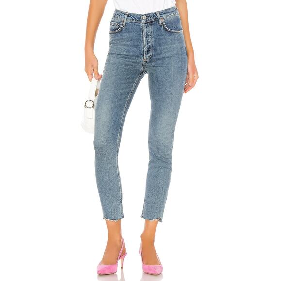 AGOLDE Nico High Rise Slim Chewed Hem in Image Size 26 - Picture 1 of 7